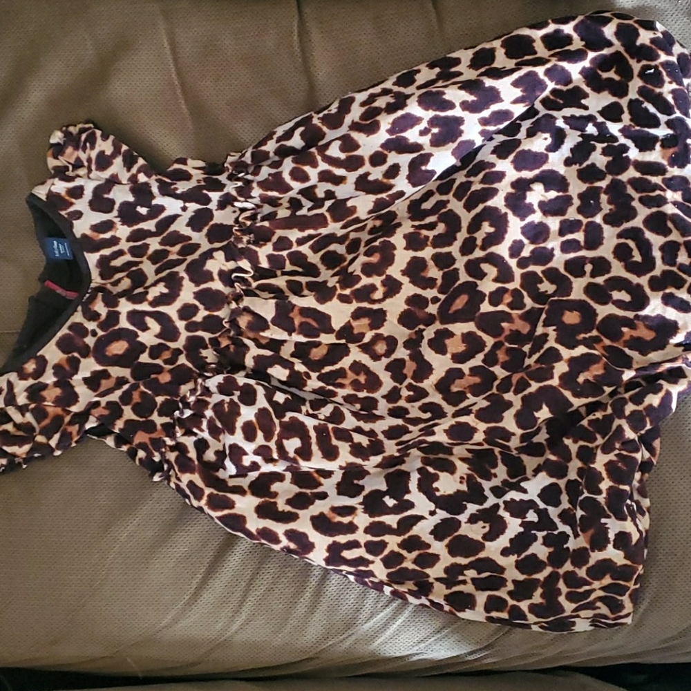 Cheetah print Girls GAP Dress
